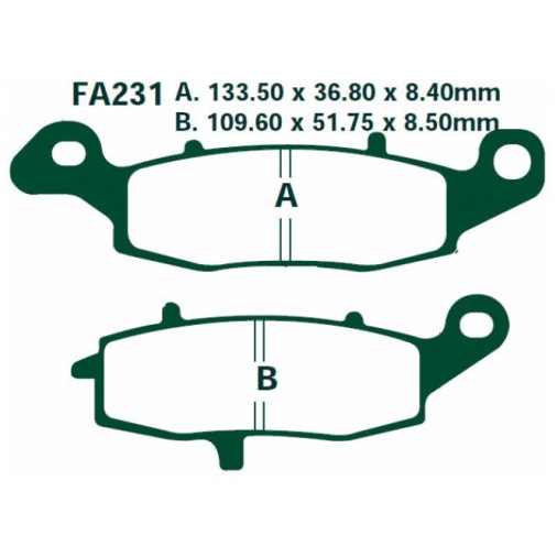 FA231 - Placute de frana EBC