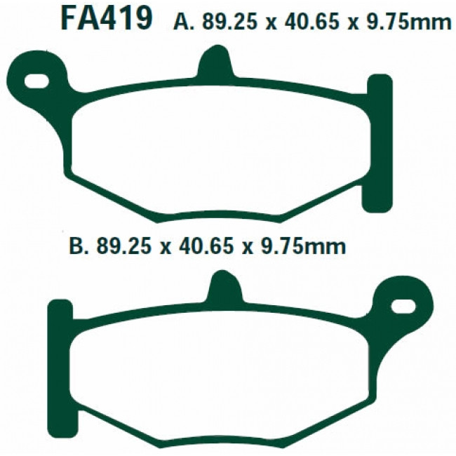 FA419 - Placute de frana EBC