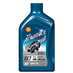 Shell Advance 4T AX7 15W-50 - Shell